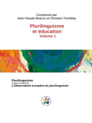 cover image of Plurilinguisme et éducation